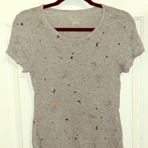 Astrology zodiac sign sun and moon sign shirt top